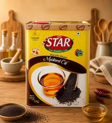 Mustard Oil 15 Kg Tin